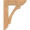 Ekena Millwork Legacy Slat Smooth Bracket w/ Offset Brace, Western Red Cedar, 7 1/2"W x 26"D x 34"H BKT0806X26X34LEC06SWR - alternate 2